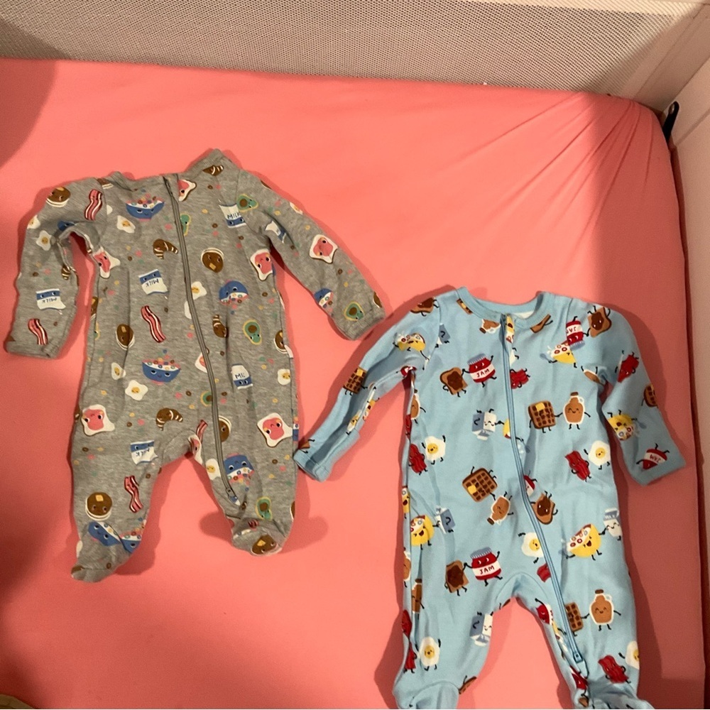 Blue and Gray Kids One Piece Set